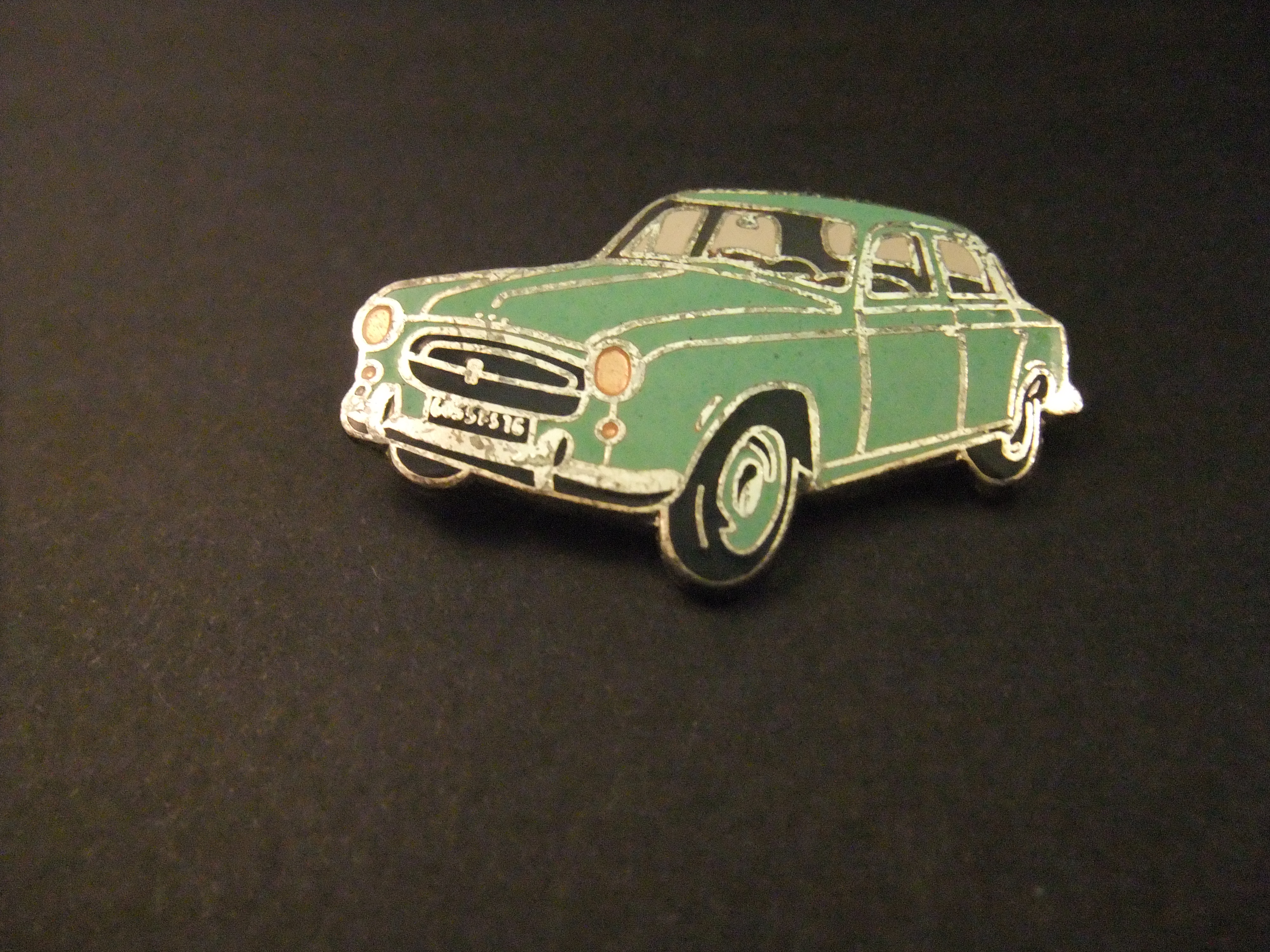 Peugeot 407 B7 oldtimer 1960 - 1965, groen